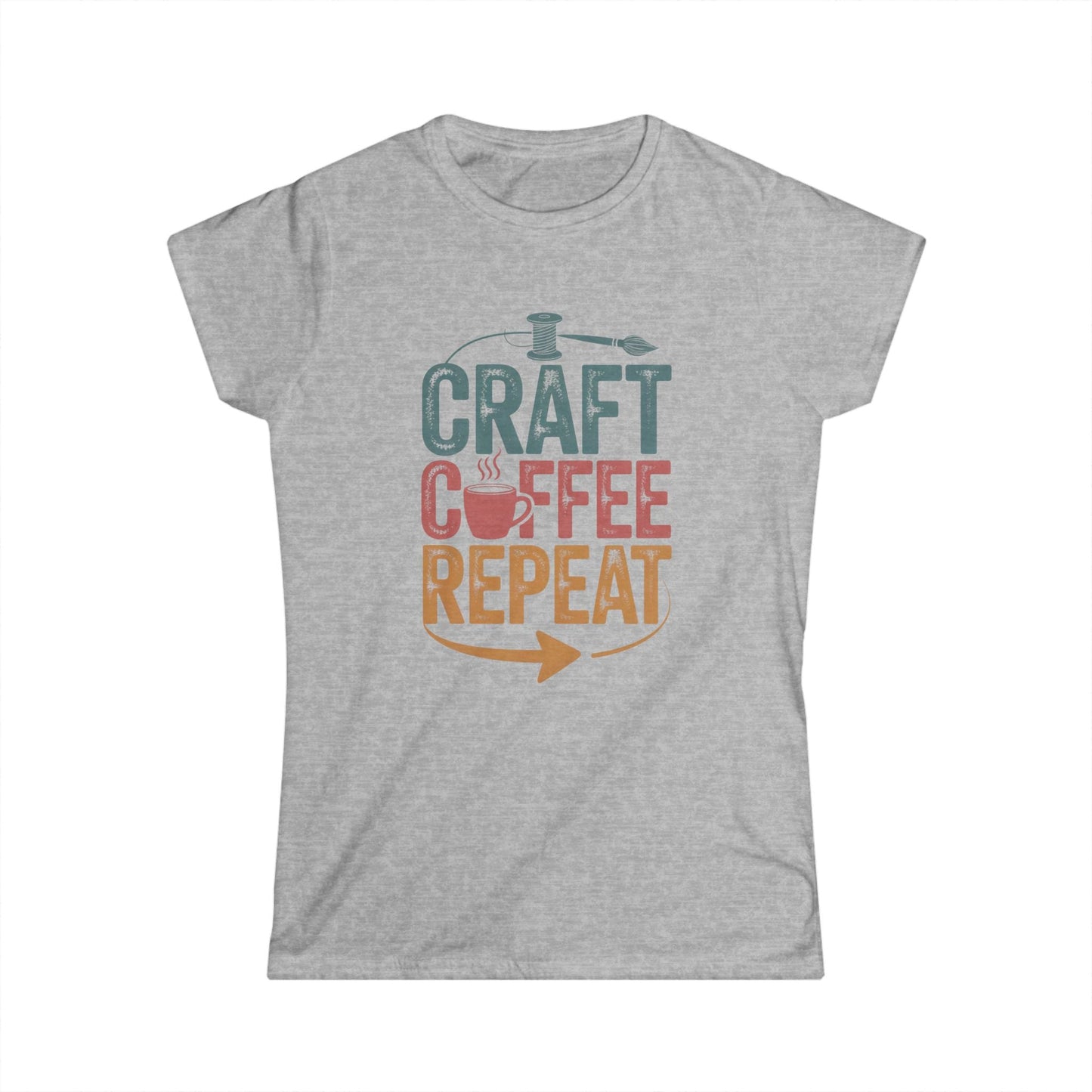 Craft Coffee Repeat Women Tee