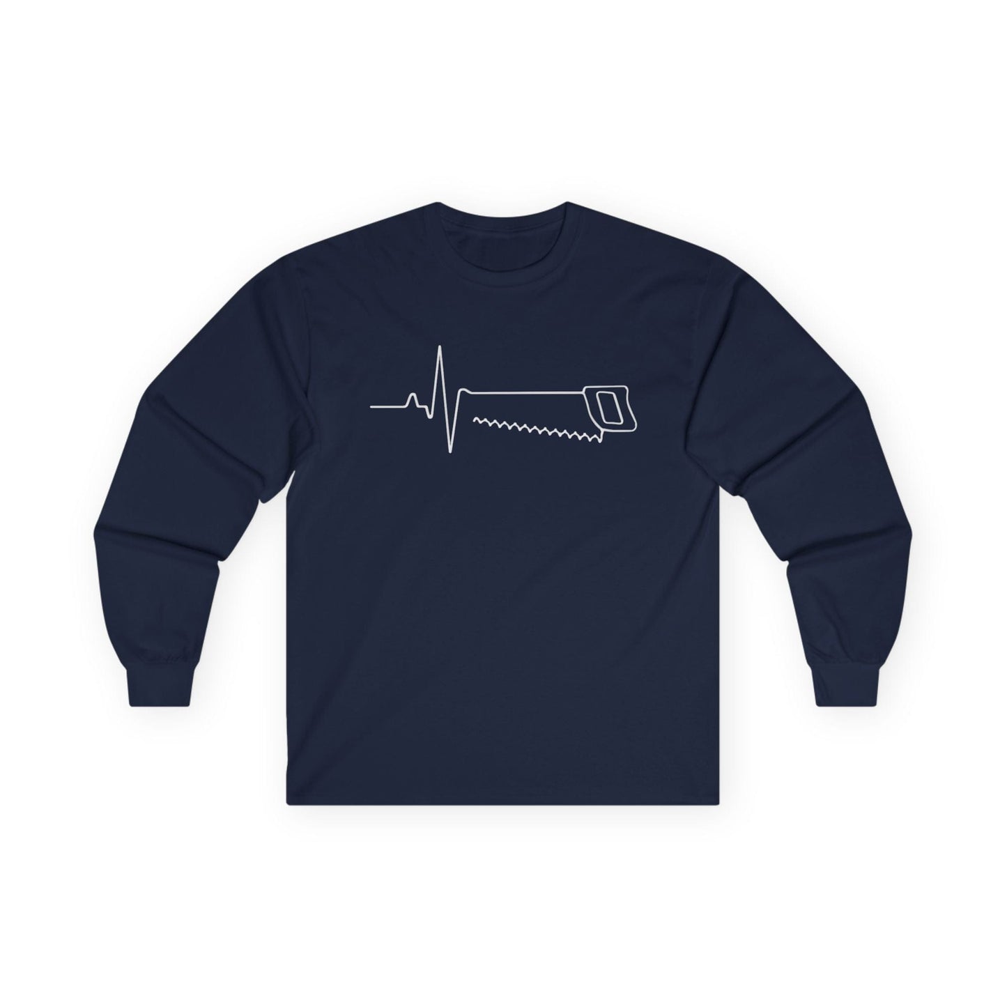 Hand Saw EKG Long Sleeve Tee