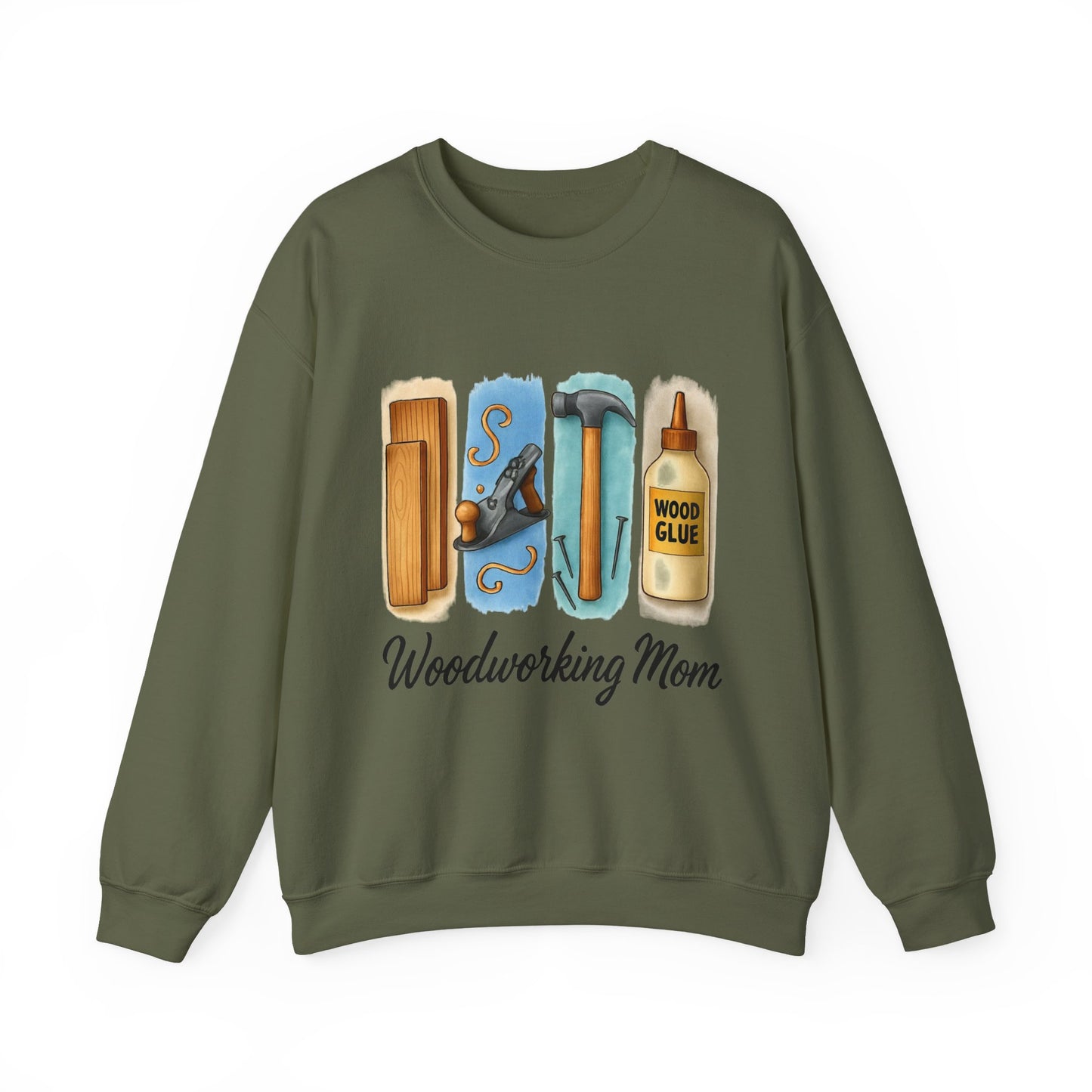 Woodworking Mom Crew Neck