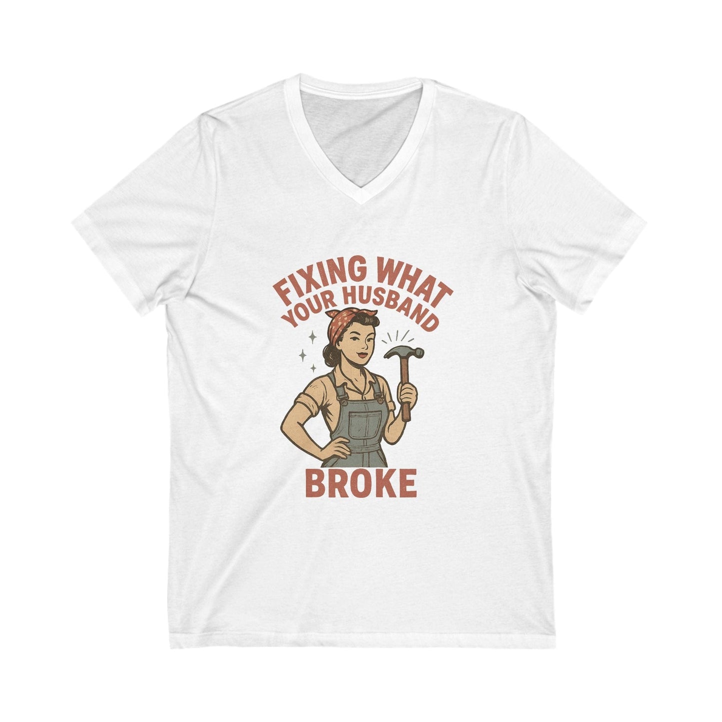 Fixing What Your Husband Broke V-Neck