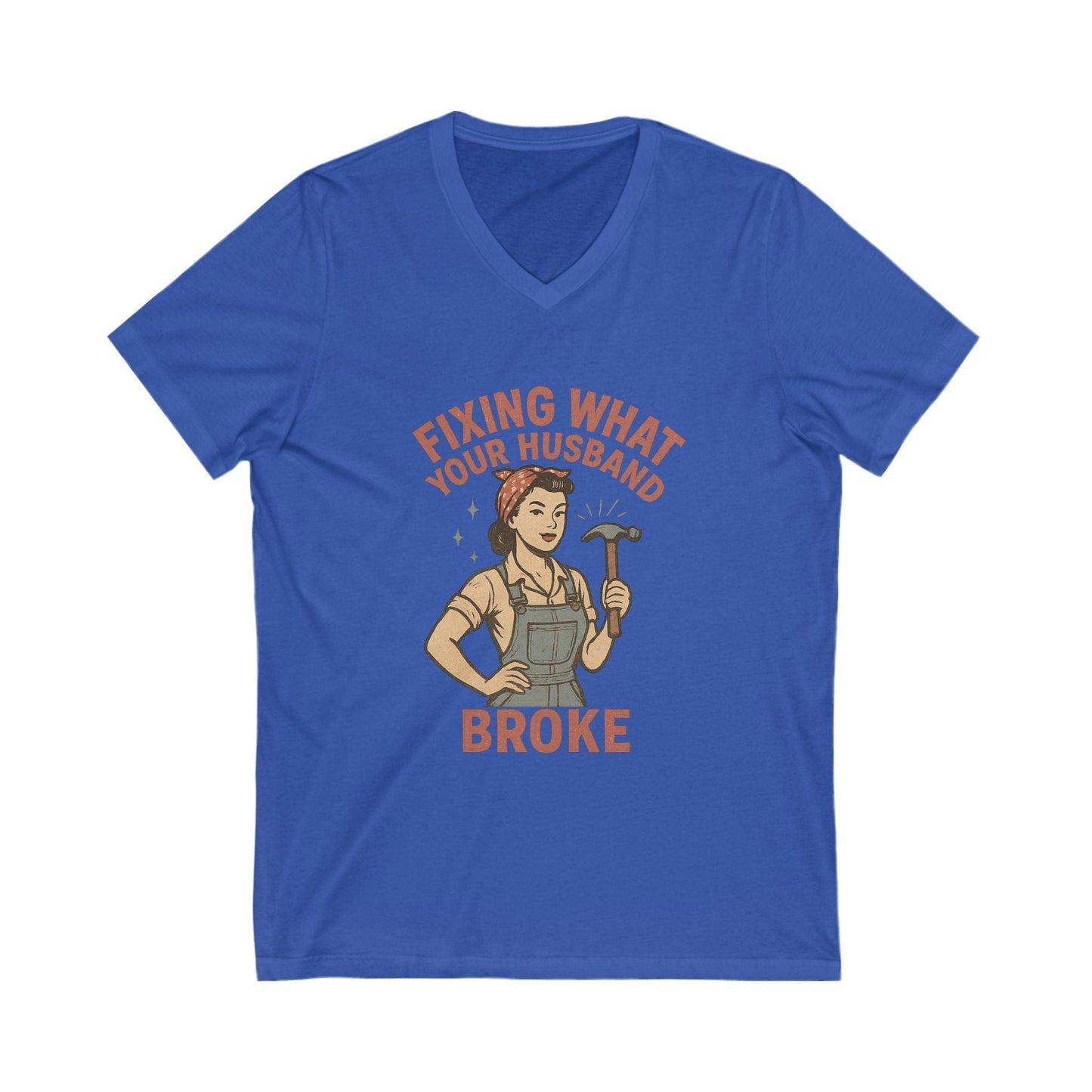 Fixing What Your Husband Broke V-Neck