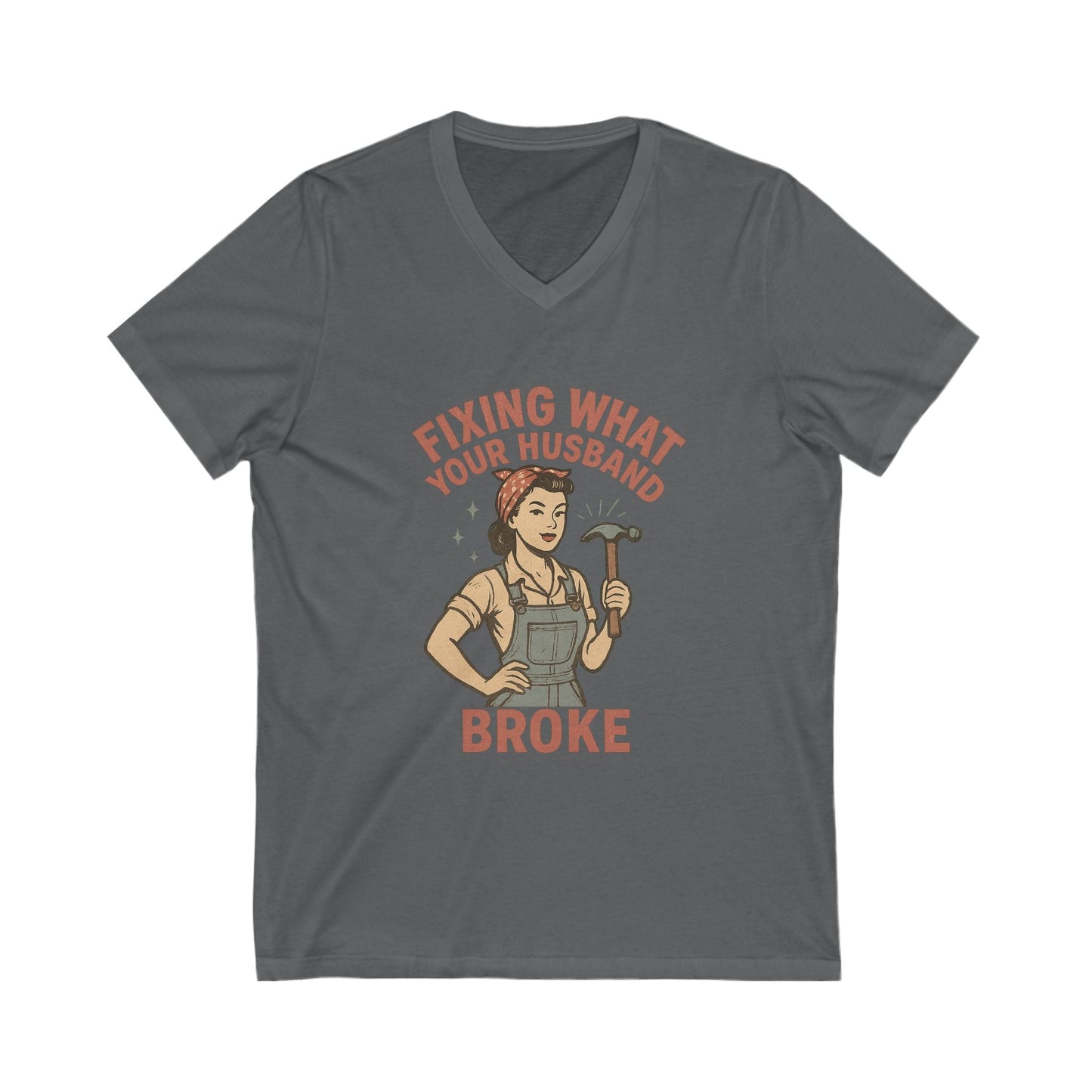 Fixing What Your Husband Broke V-Neck