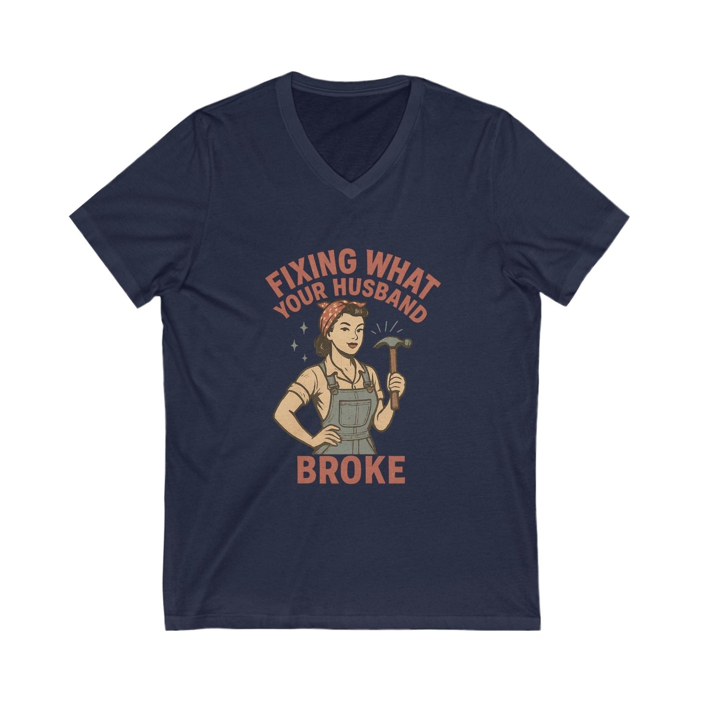 Fixing What Your Husband Broke V-Neck
