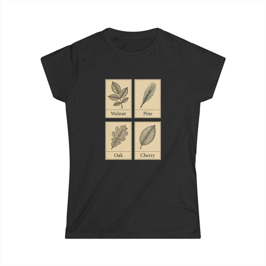 Walnut Pine Oak Cherry Women Tee