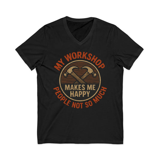 Makes Me Happy V-Neck