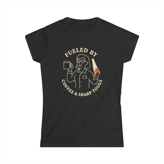 Coffee & Sharp Tools Women Tee