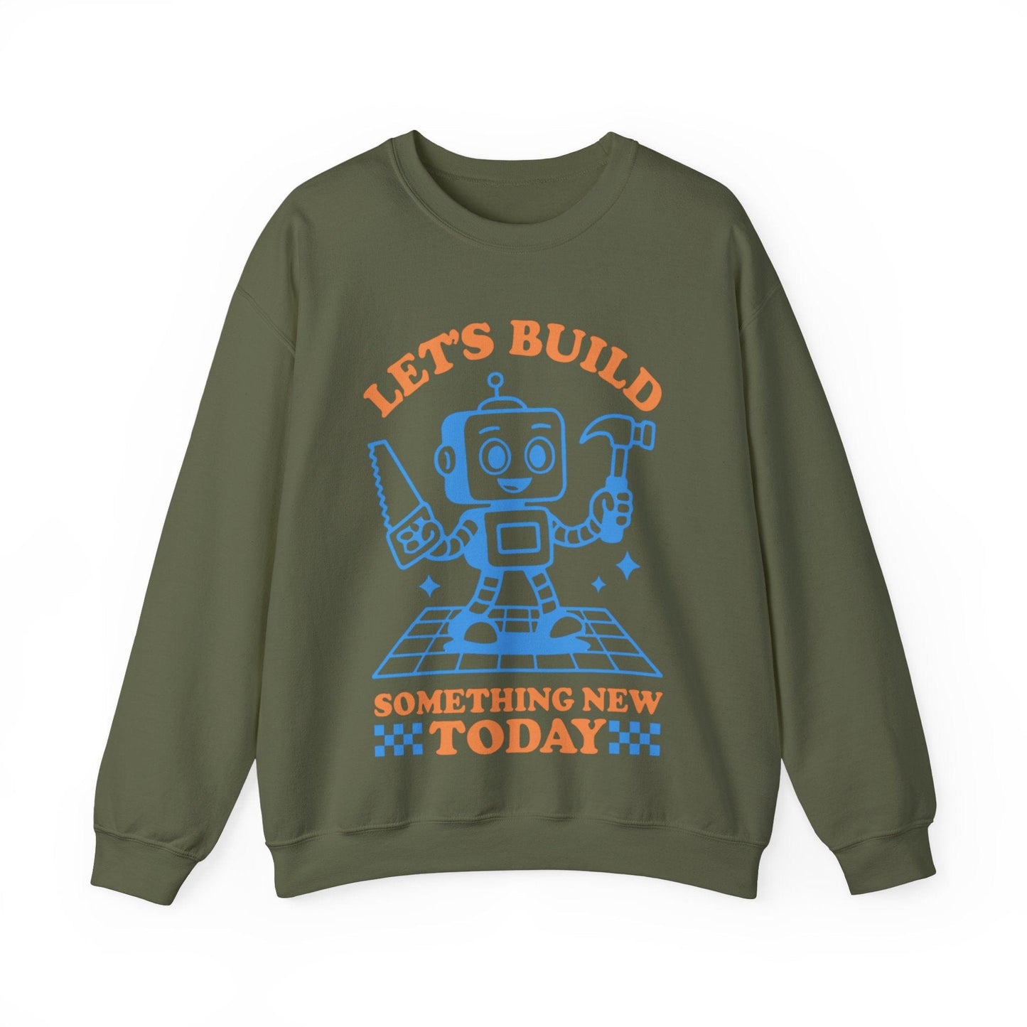 Let's Build Today Crew Neck