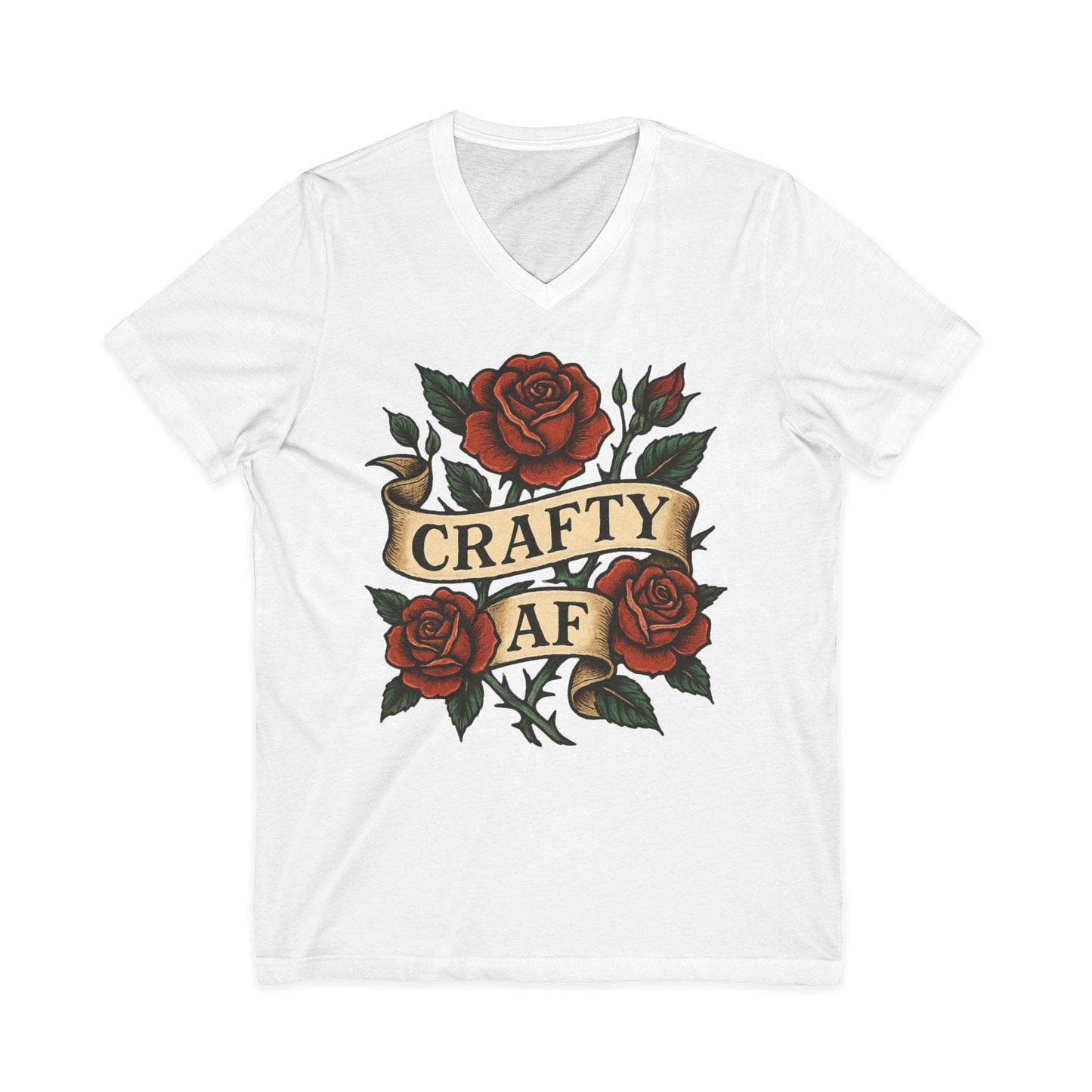 Crafty Rose V-Neck
