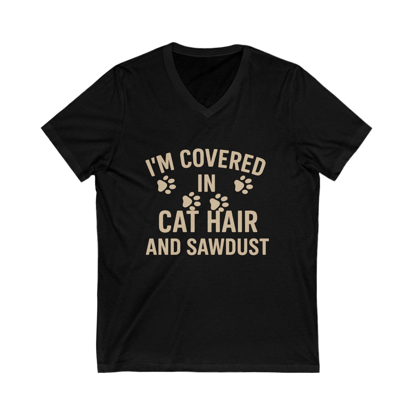 Cat Hair and Sawdust V-Neck