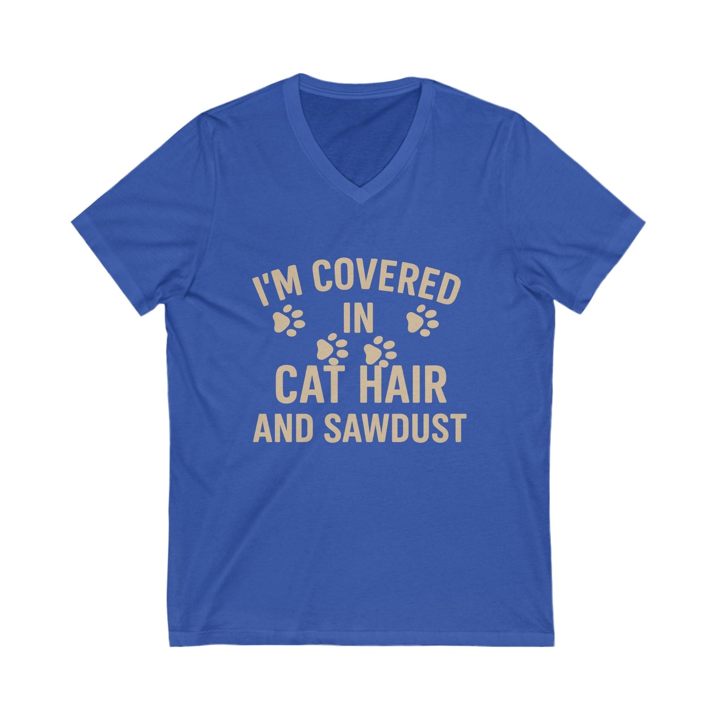 Cat Hair and Sawdust V-Neck