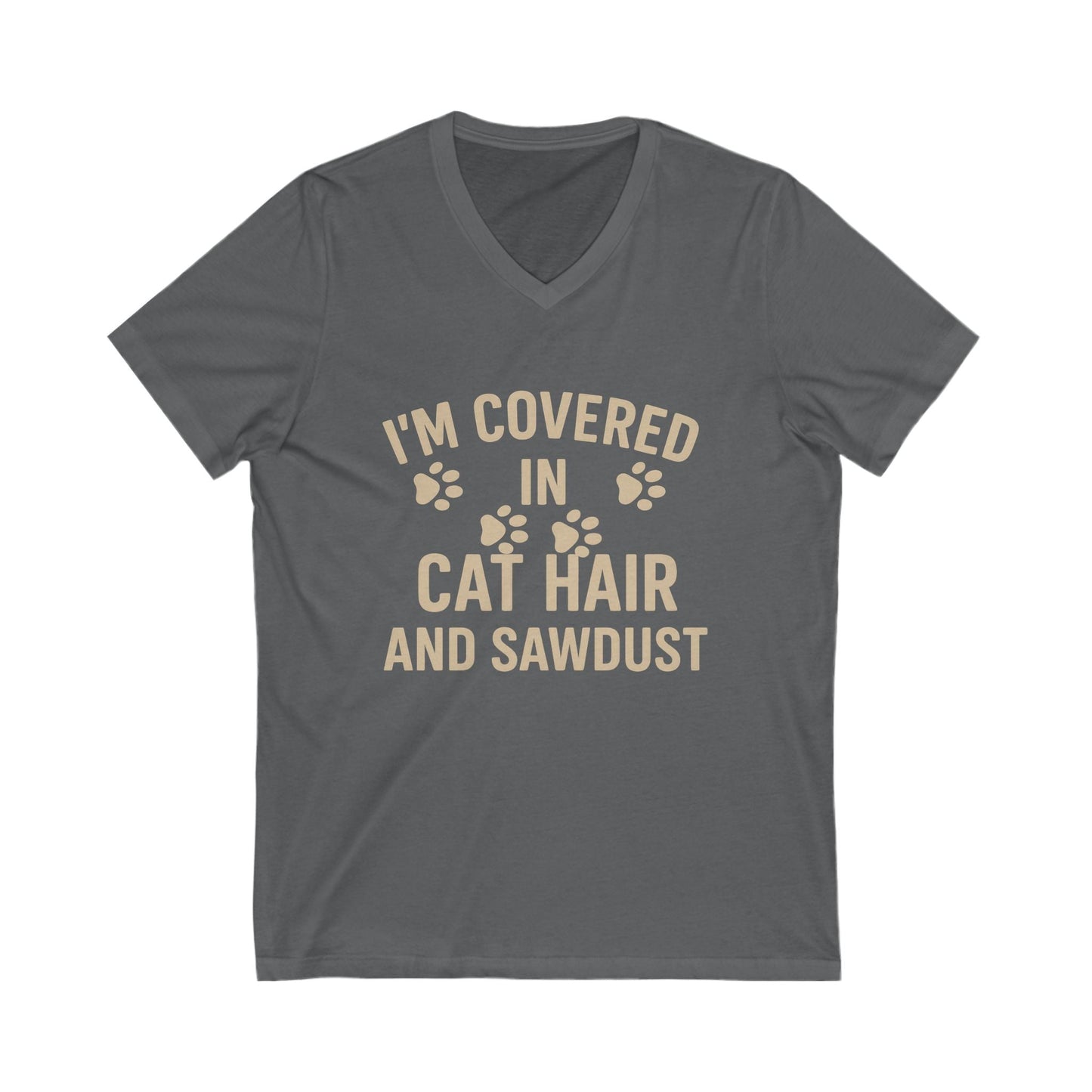 Cat Hair and Sawdust V-Neck