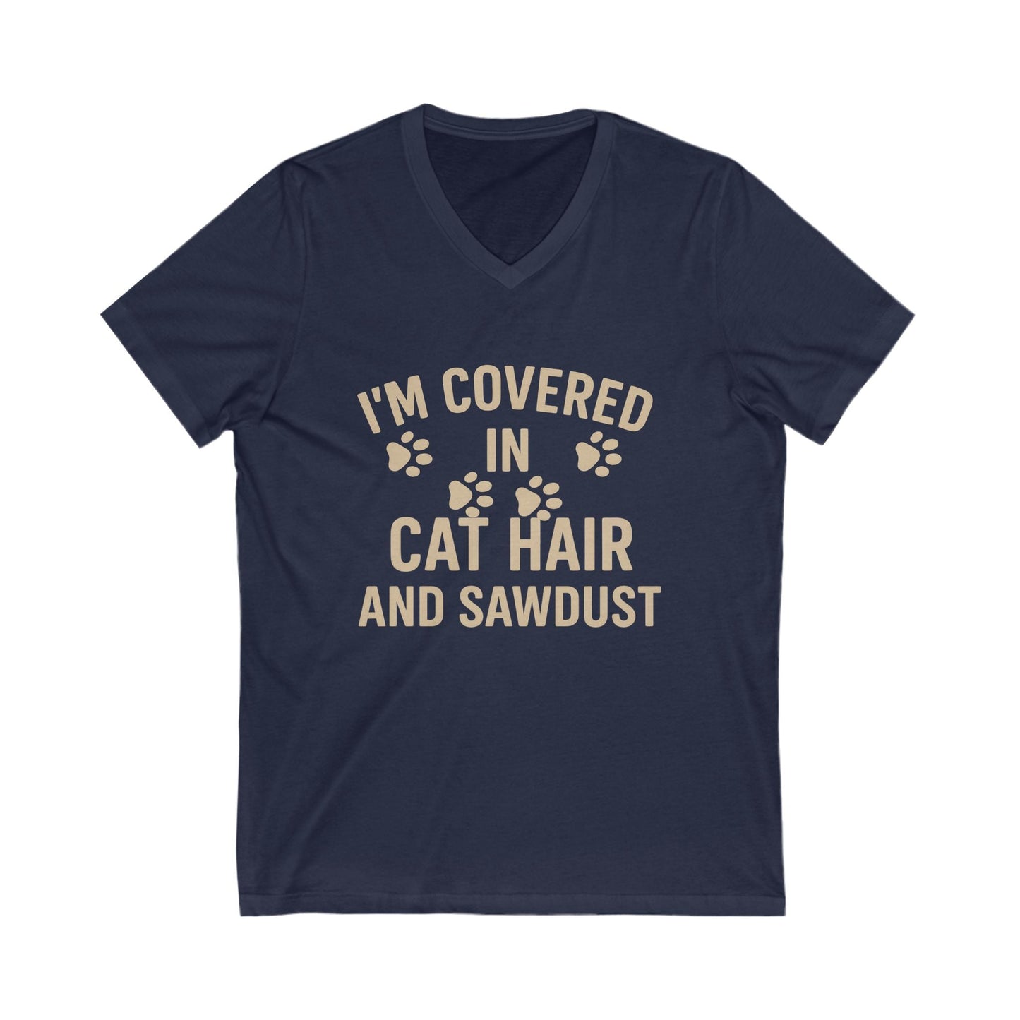 Cat Hair and Sawdust V-Neck