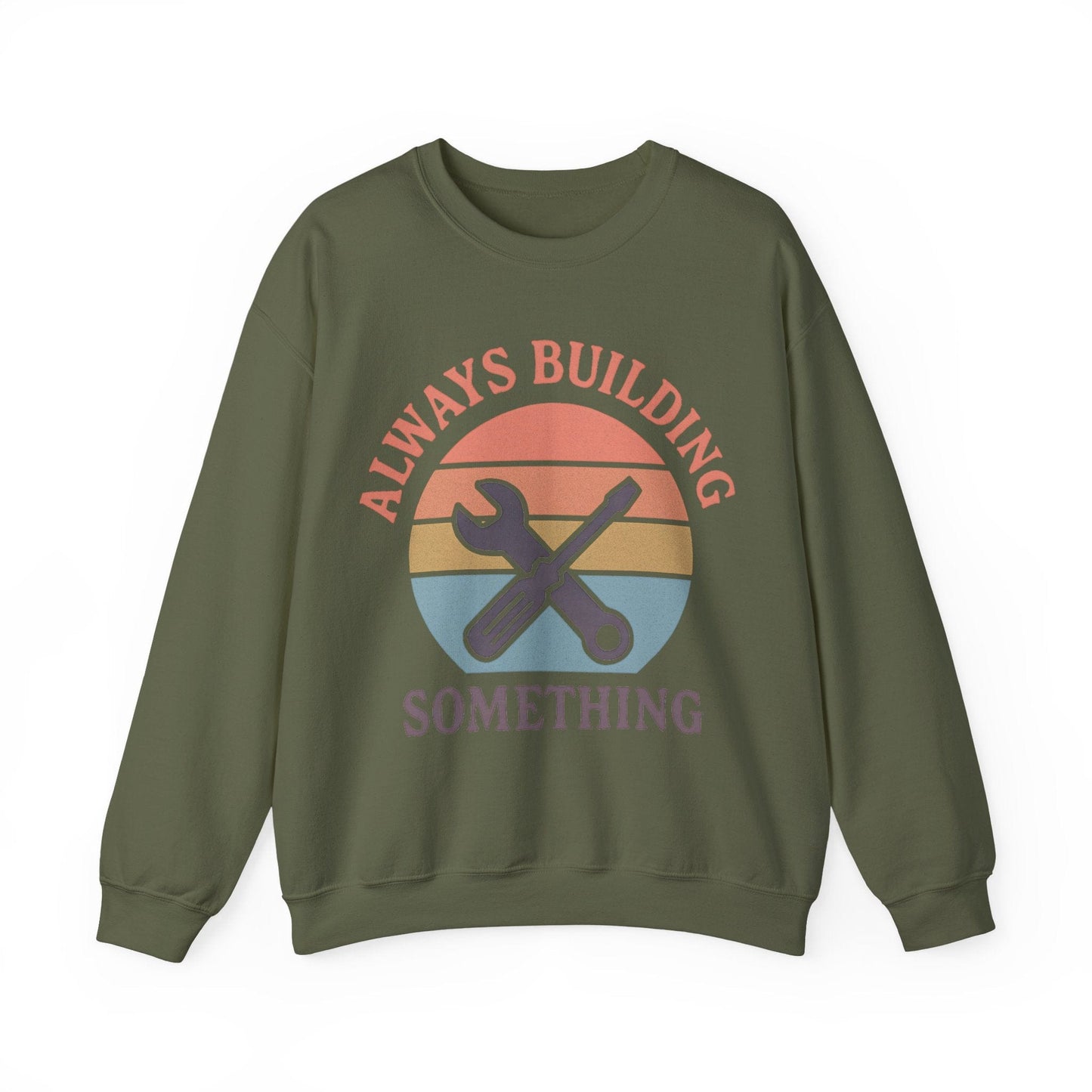 Building Something Crew Neck