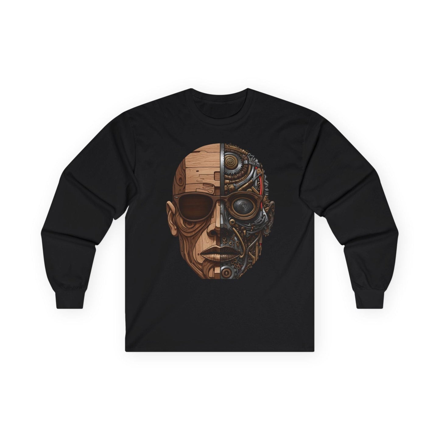 Wood Cyborg Long Sleeve Tee