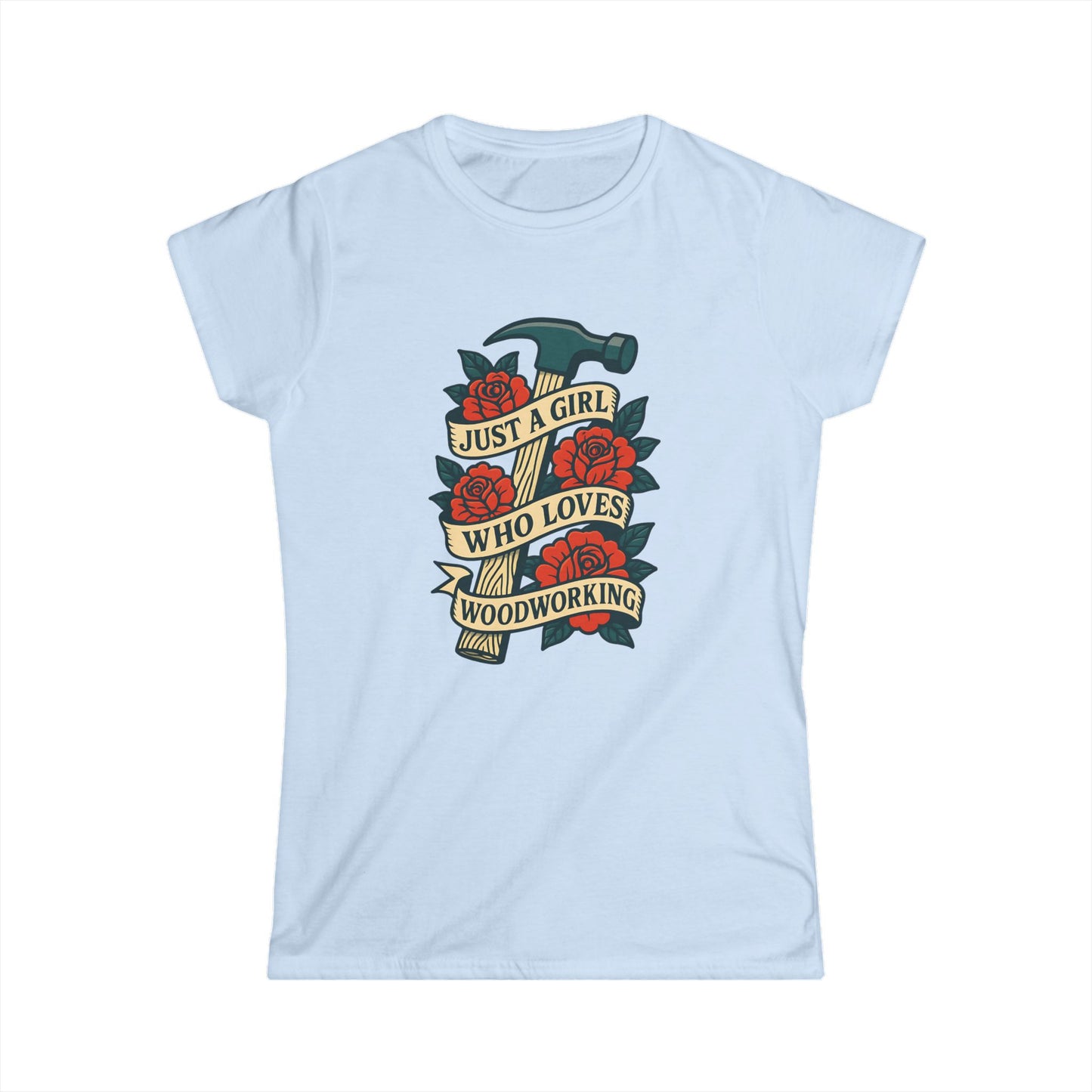 Loves Woodworking Women Tee