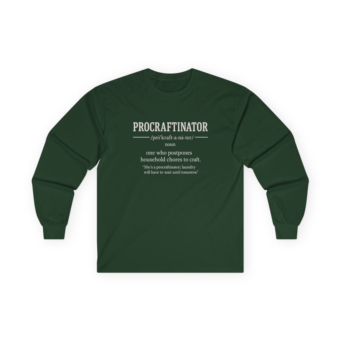 Procraftinator Long Sleeve Tee