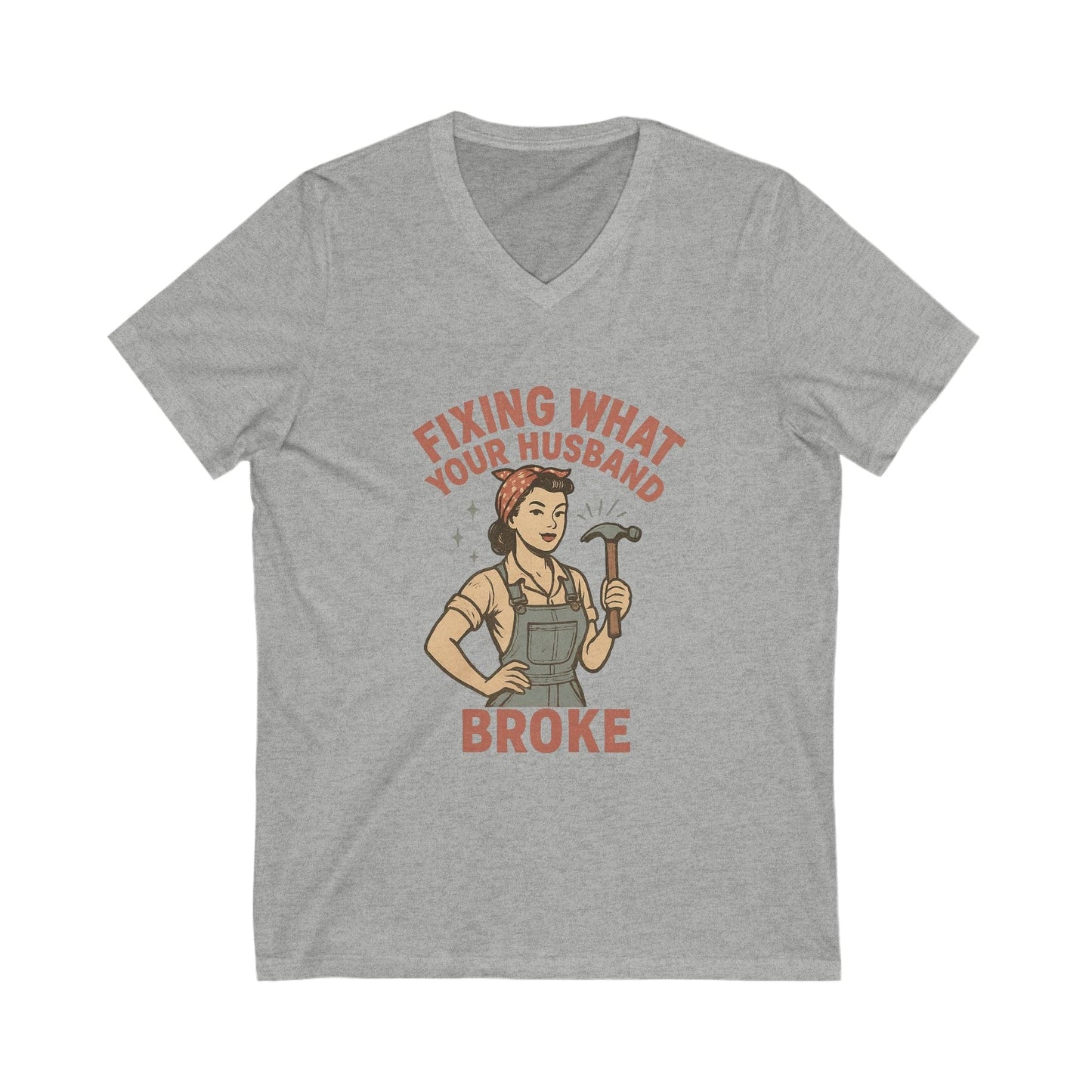 Fixing What Your Husband Broke V-Neck