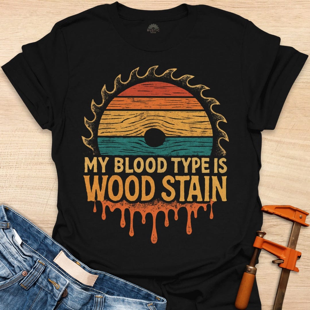 Blood Type is Wood Stain