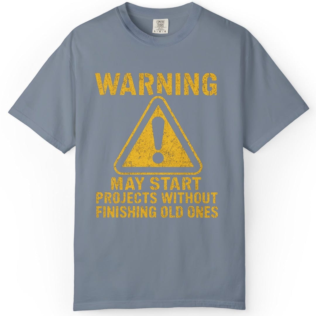 Warning | Woodworking T-Shirt | Rustic Edge Co.