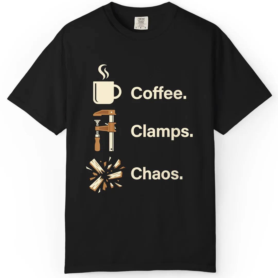Coffee. Clamps. Chaos.