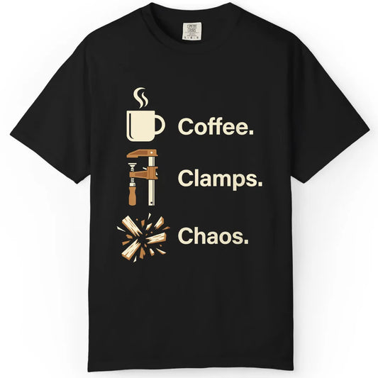 Coffee. Clamps. Chaos.