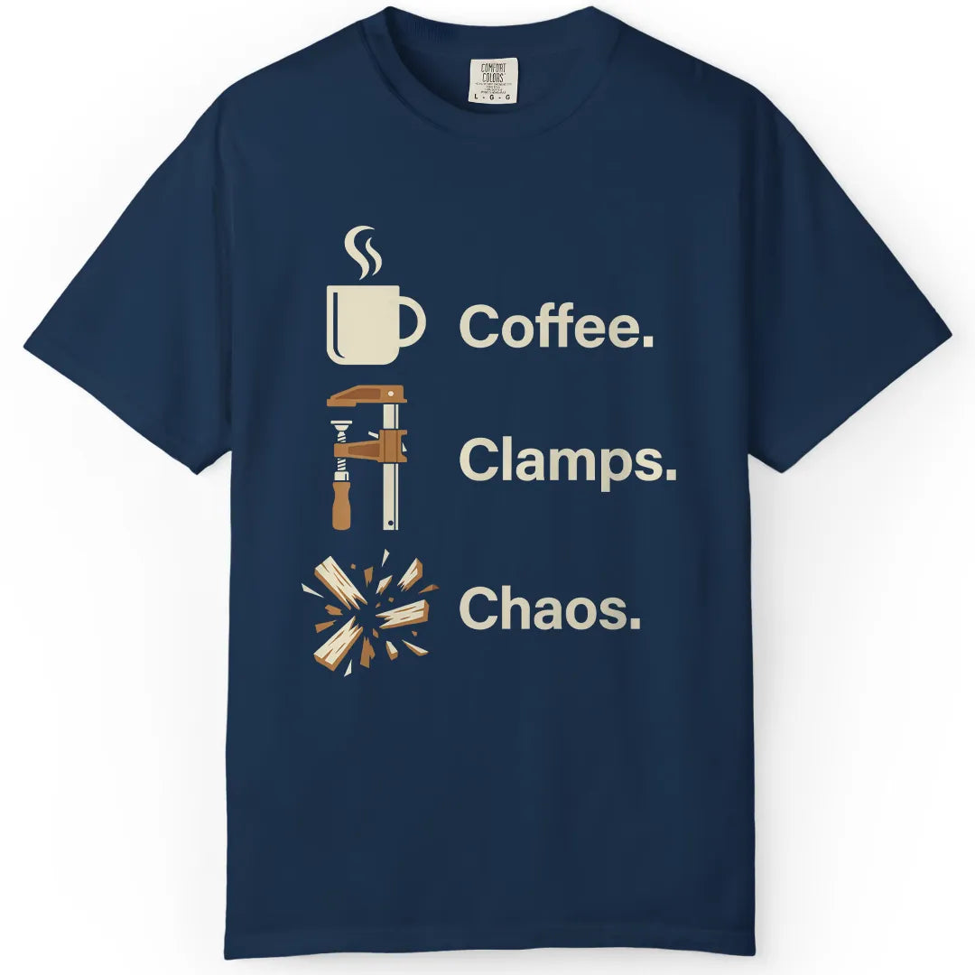 Coffee. Clamps. Chaos.