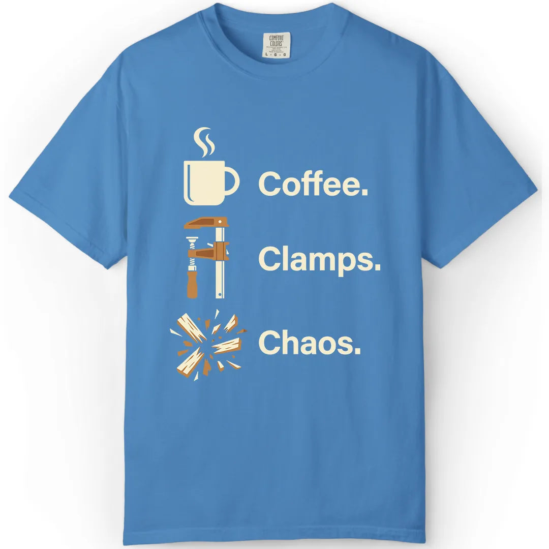 Coffee. Clamps. Chaos.