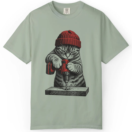 Cool Cat | Woodworking T-Shirt | Rustic Edge Co.