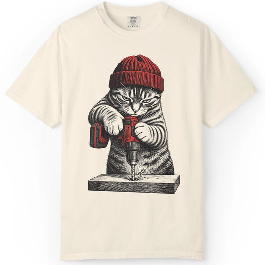 Cool Cat | Woodworking T-Shirt | Rustic Edge Co.
