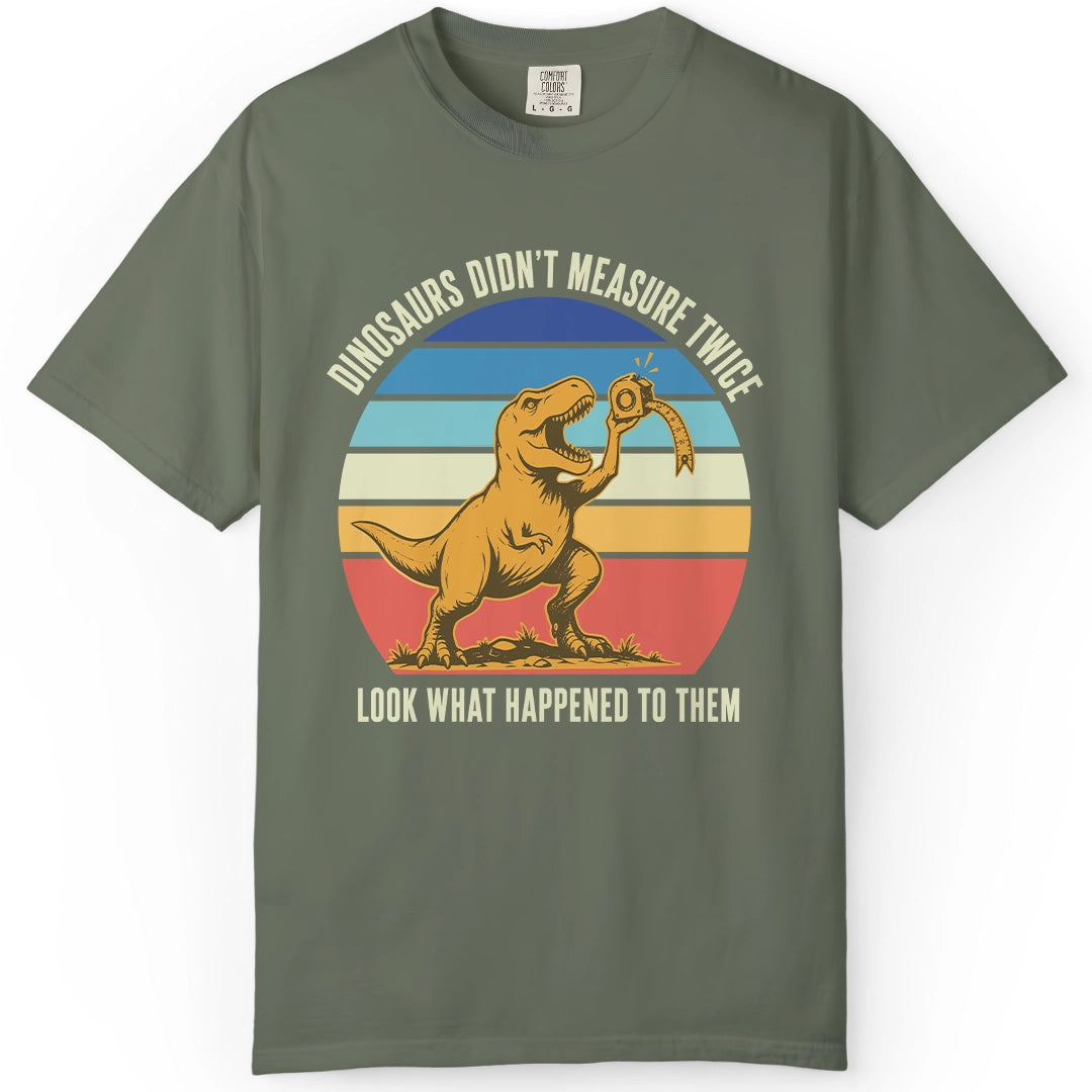 Dino | Woodworking T-Shirt | Rustic Edge Co.