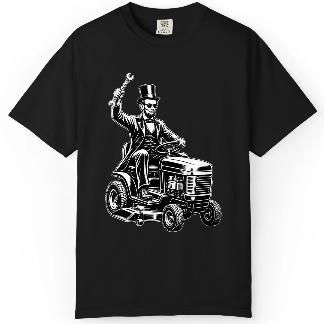Mowing Abe
