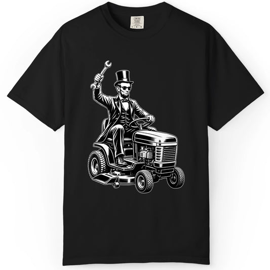 Mowing Abe