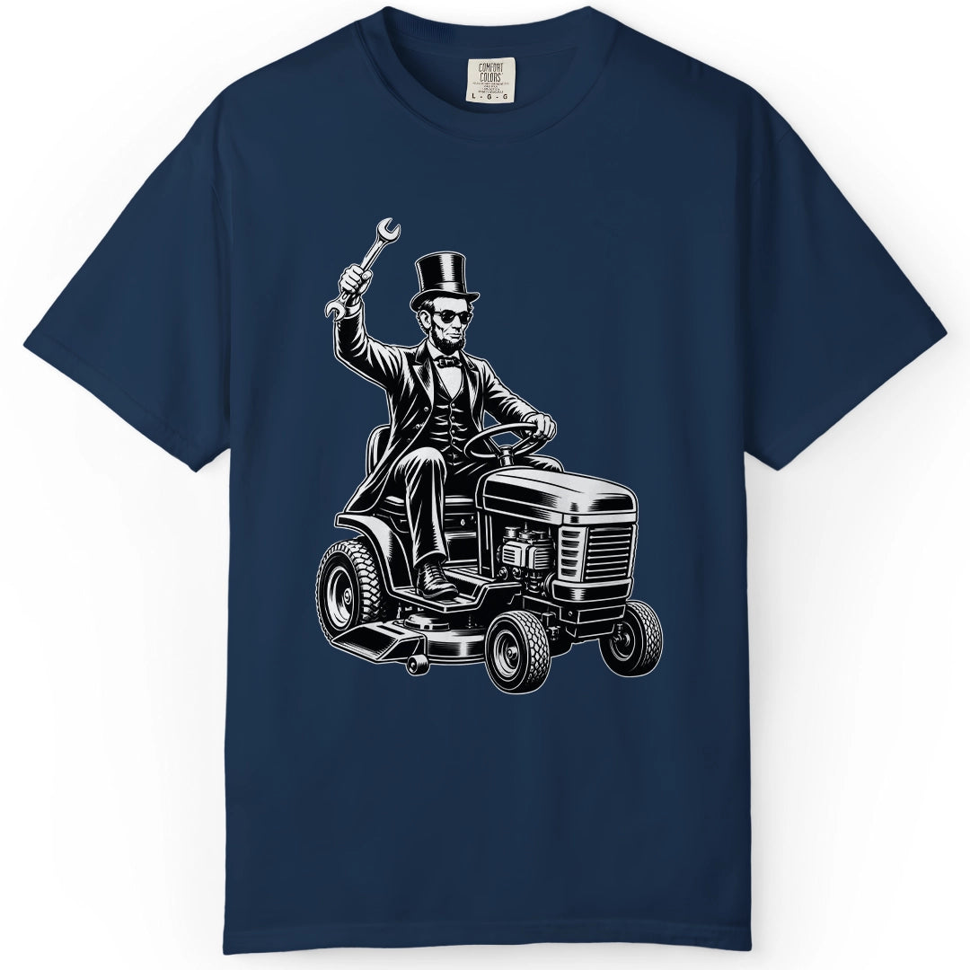 Mowing Abe
