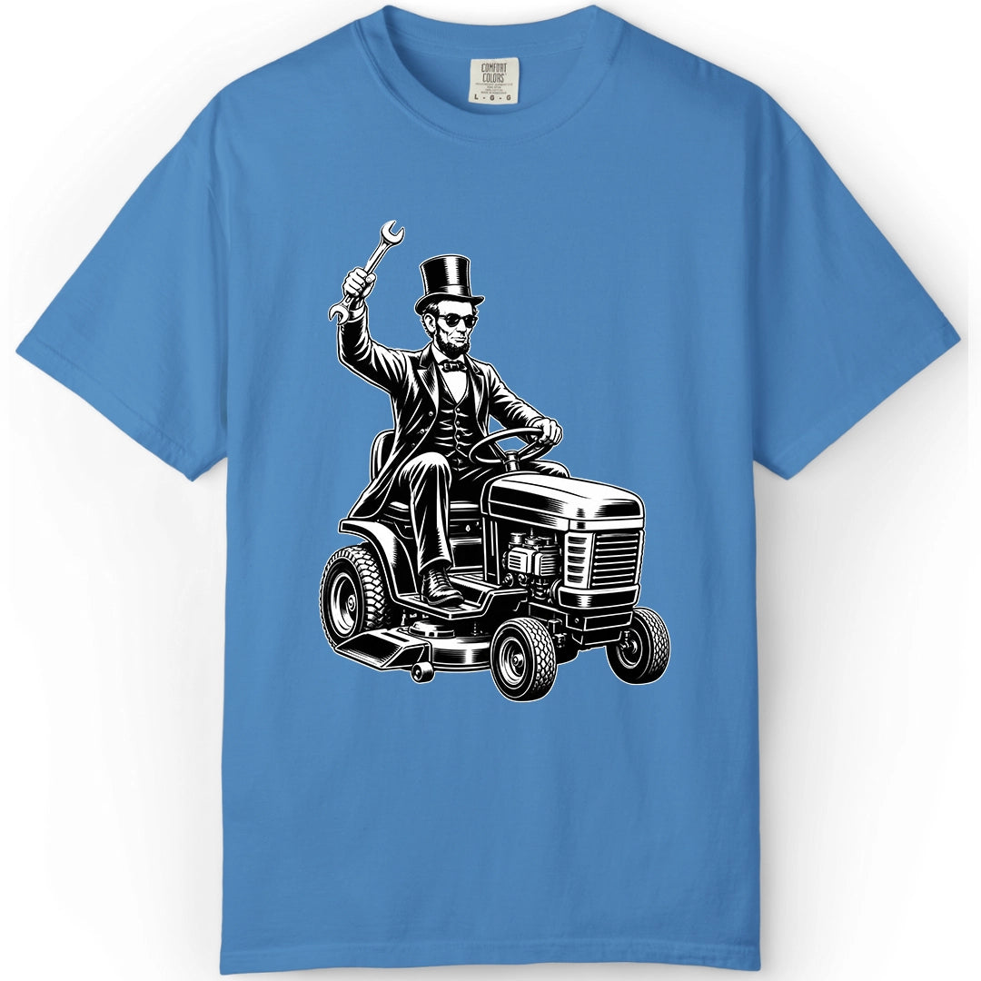 Mowing Abe