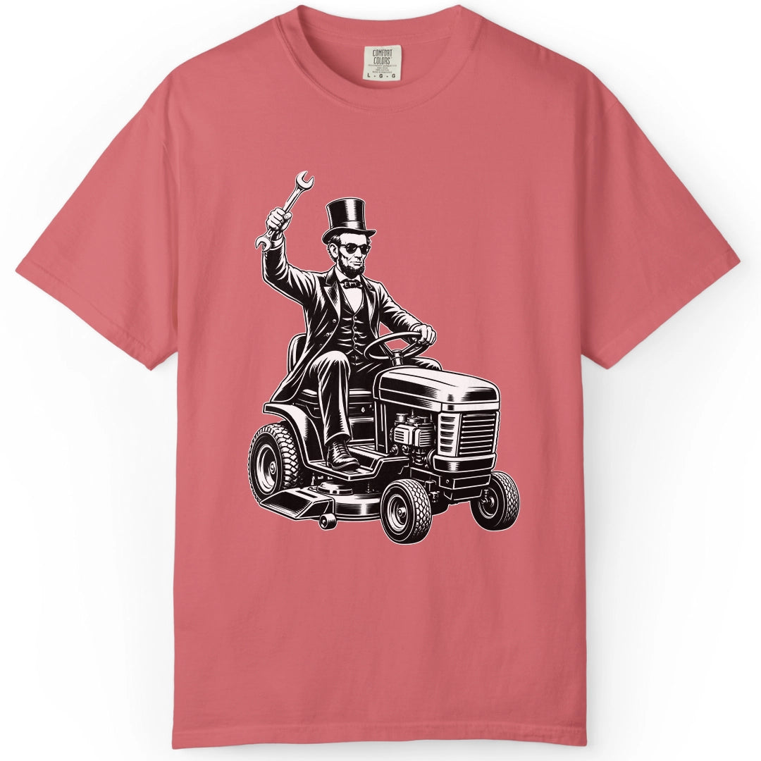Mowing Abe
