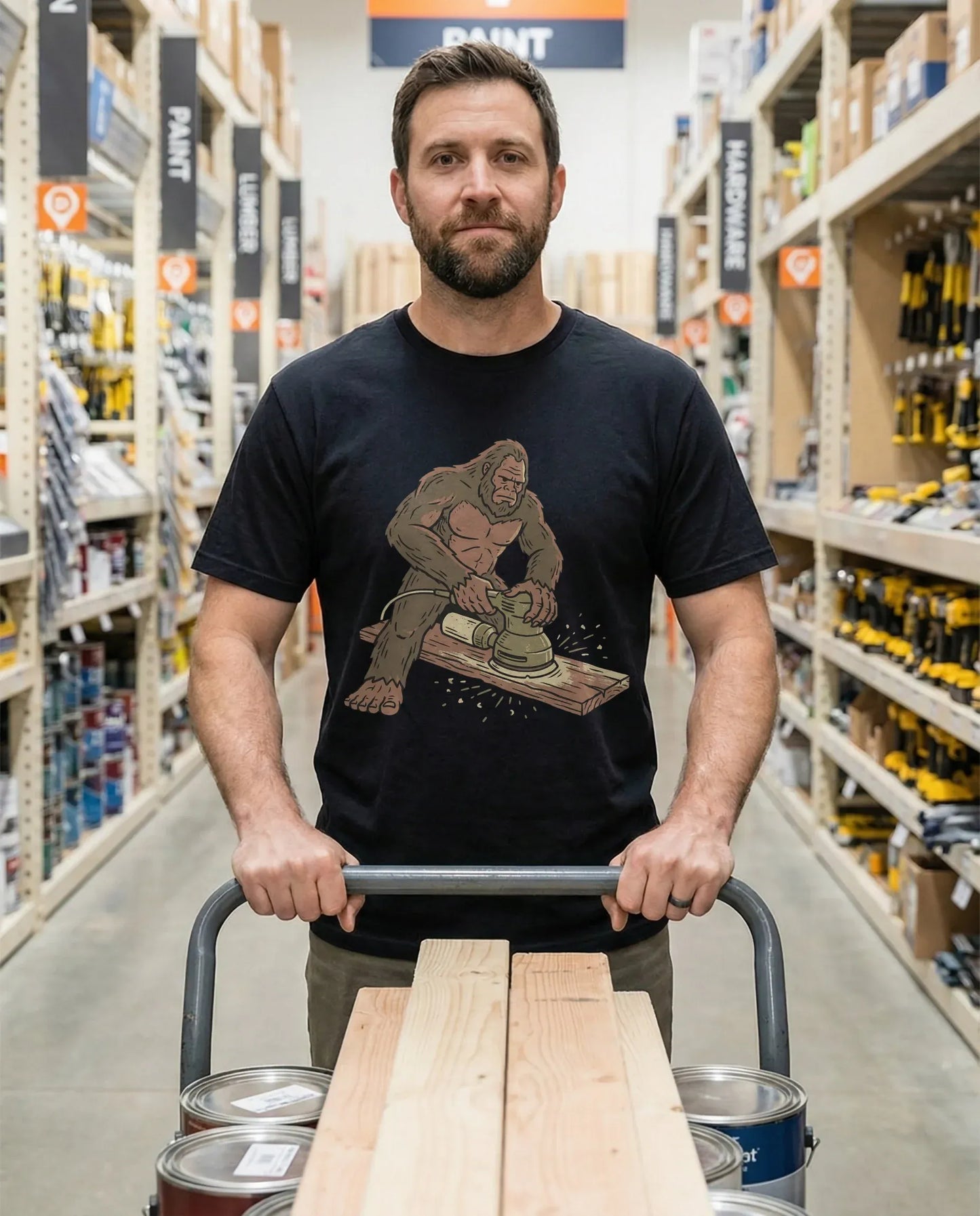 Sanding Bigfoot
