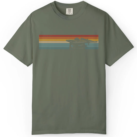 Vintage Tablesaw | Woodworking T-Shirt | Rustic Edge Co.