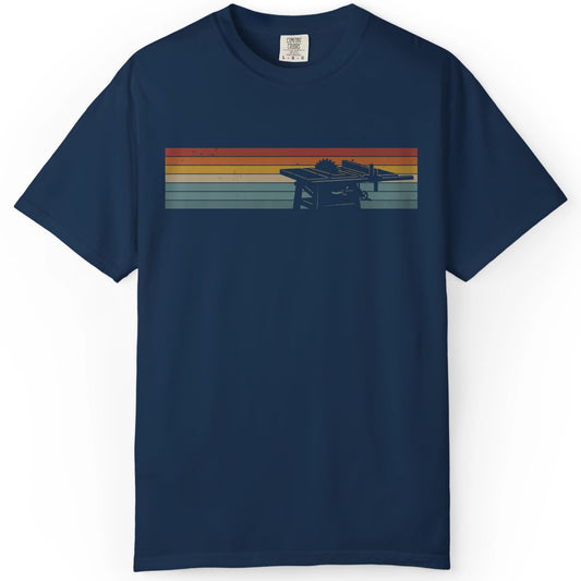Vintage Tablesaw | Woodworking T-Shirt | Rustic Edge Co.
