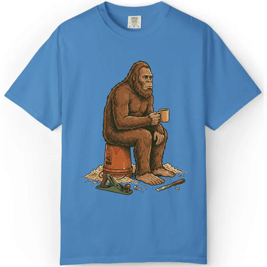 Waiting Bigfoot | Woodworking T-Shirt | Rustic Edge Co.