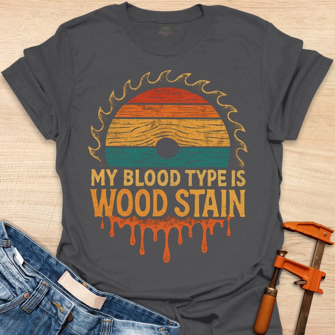 Blood Type is Wood Stain