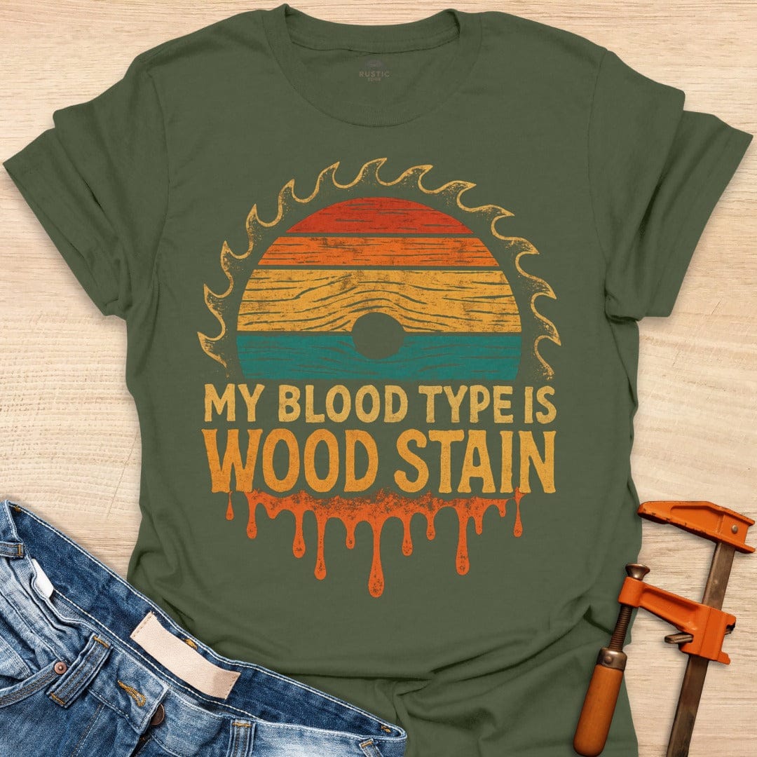 Blood Type is Wood Stain